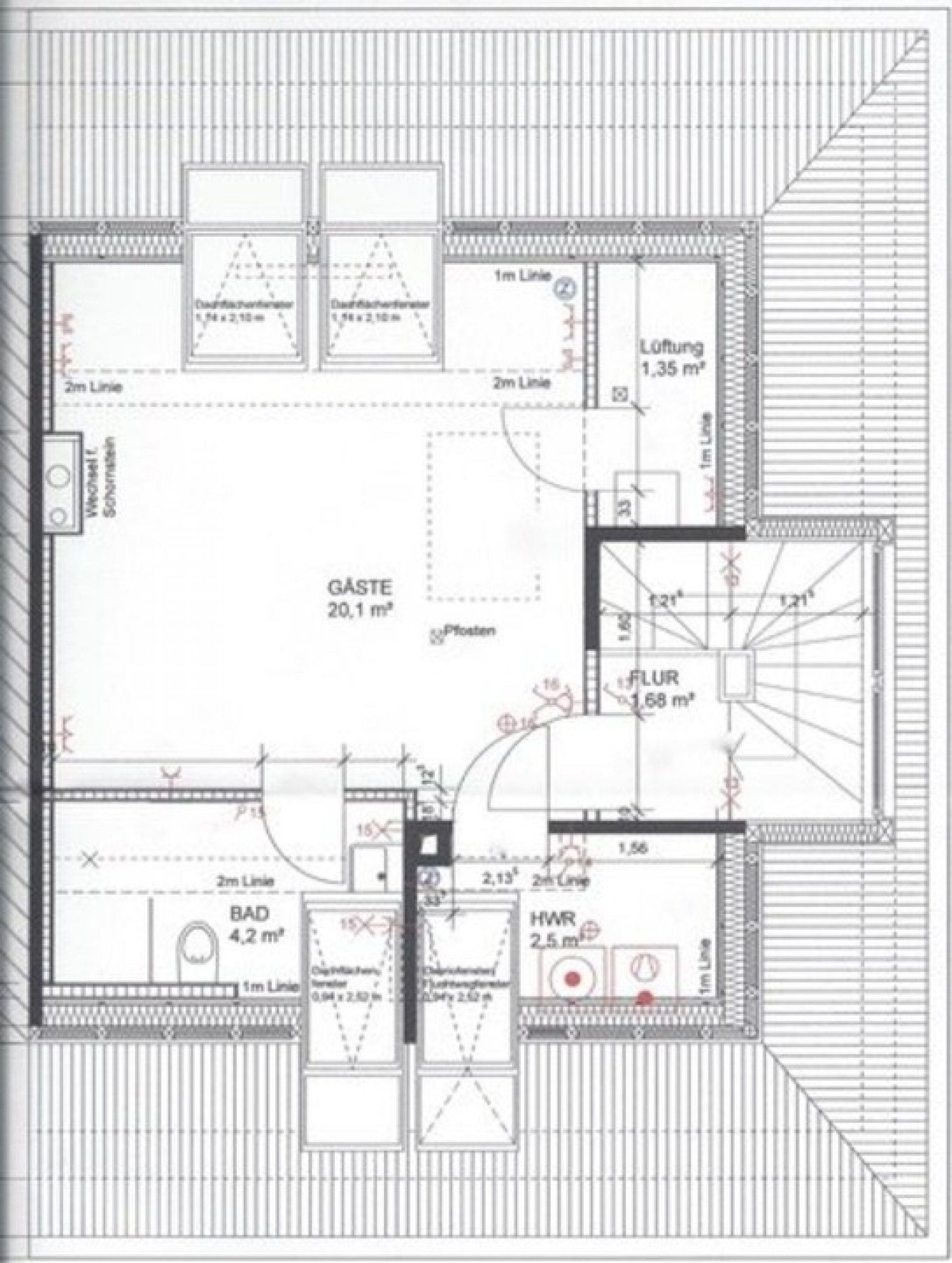 Grundriss Dachgeschoss